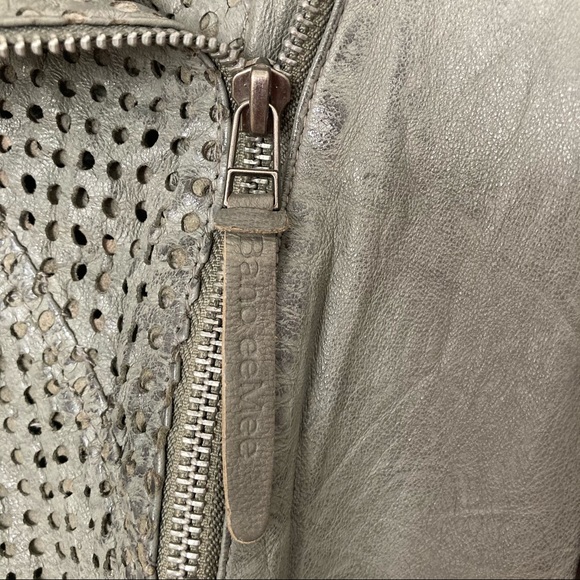 Bano eeMee Genuine Leather Biker Jacket - Picture 12 of 16